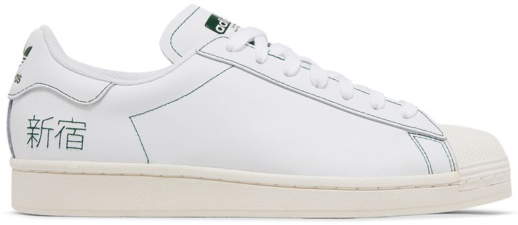 Adidas Superstar Pure Embroidered Katakana   Chalk White