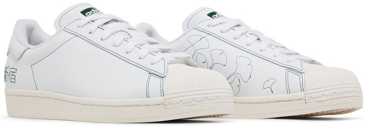 Adidas Superstar Pure Embroidered Katakana   Chalk White