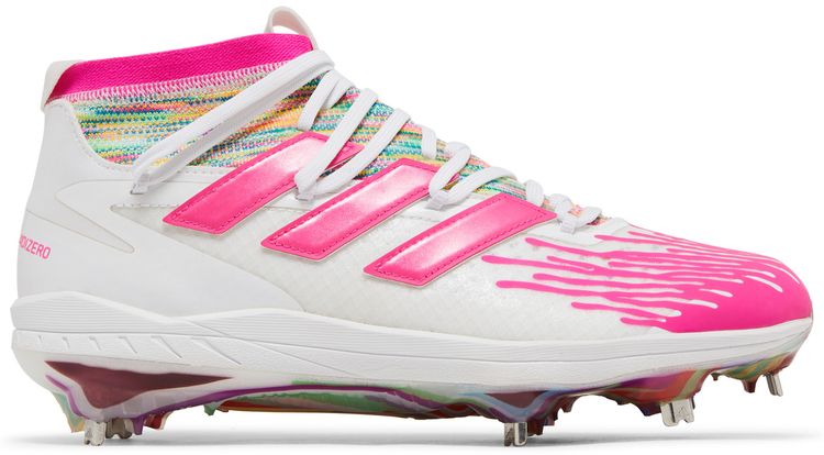 Adidas Adizero Afterburner 8 NWV Dripped Out   White Shock Pink