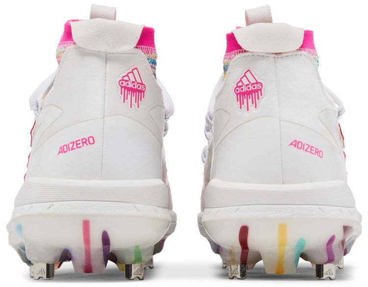 Adidas Adizero Afterburner 8 NWV Dripped Out   White Shock Pink