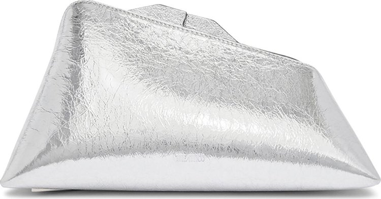 The Attico 830 PM Clutch Bag Silver