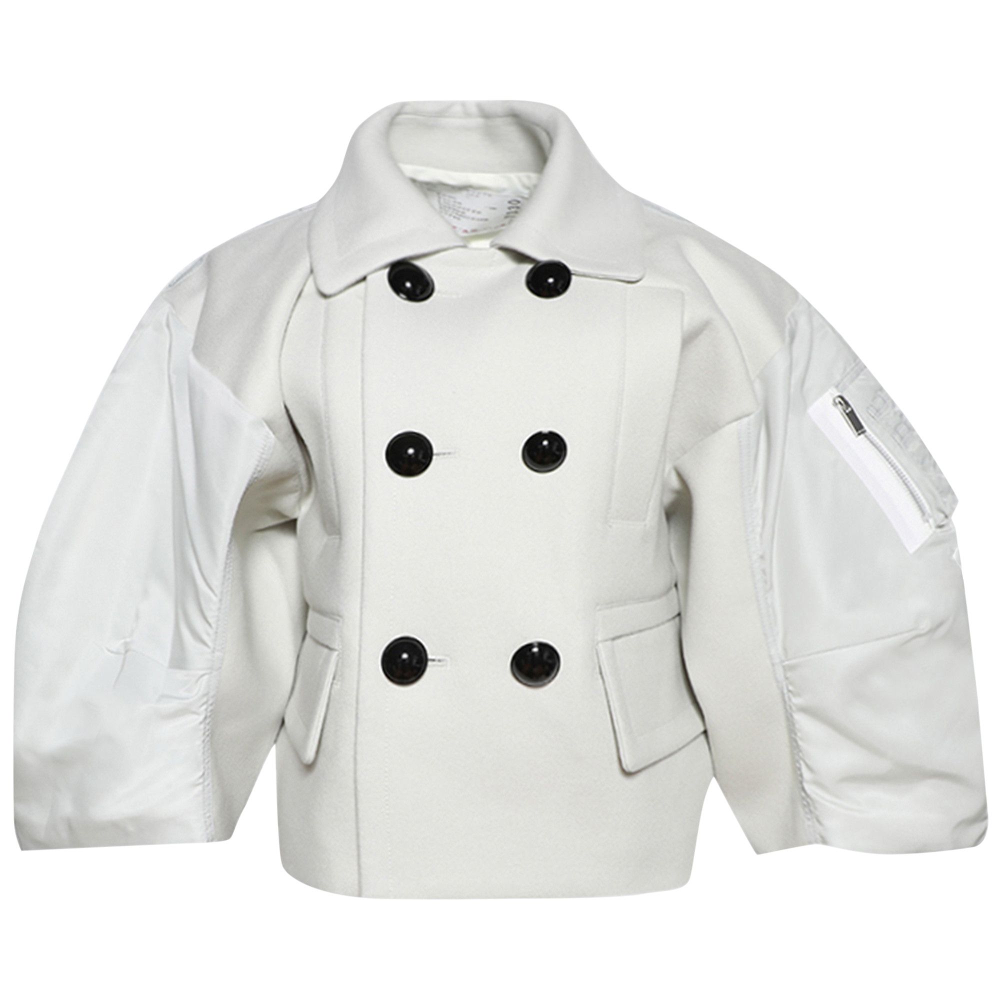 ★sacai★関税込♪NEW♪Wool Melton x Nylon Twill ジャケット サカイ - sacai | Wool Melton x Nylon Twill | RESTIR リステア