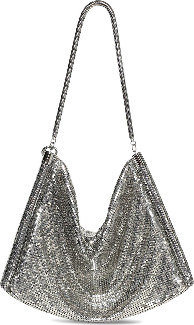 Paco Rabanne Pixel Tube Bag Silver