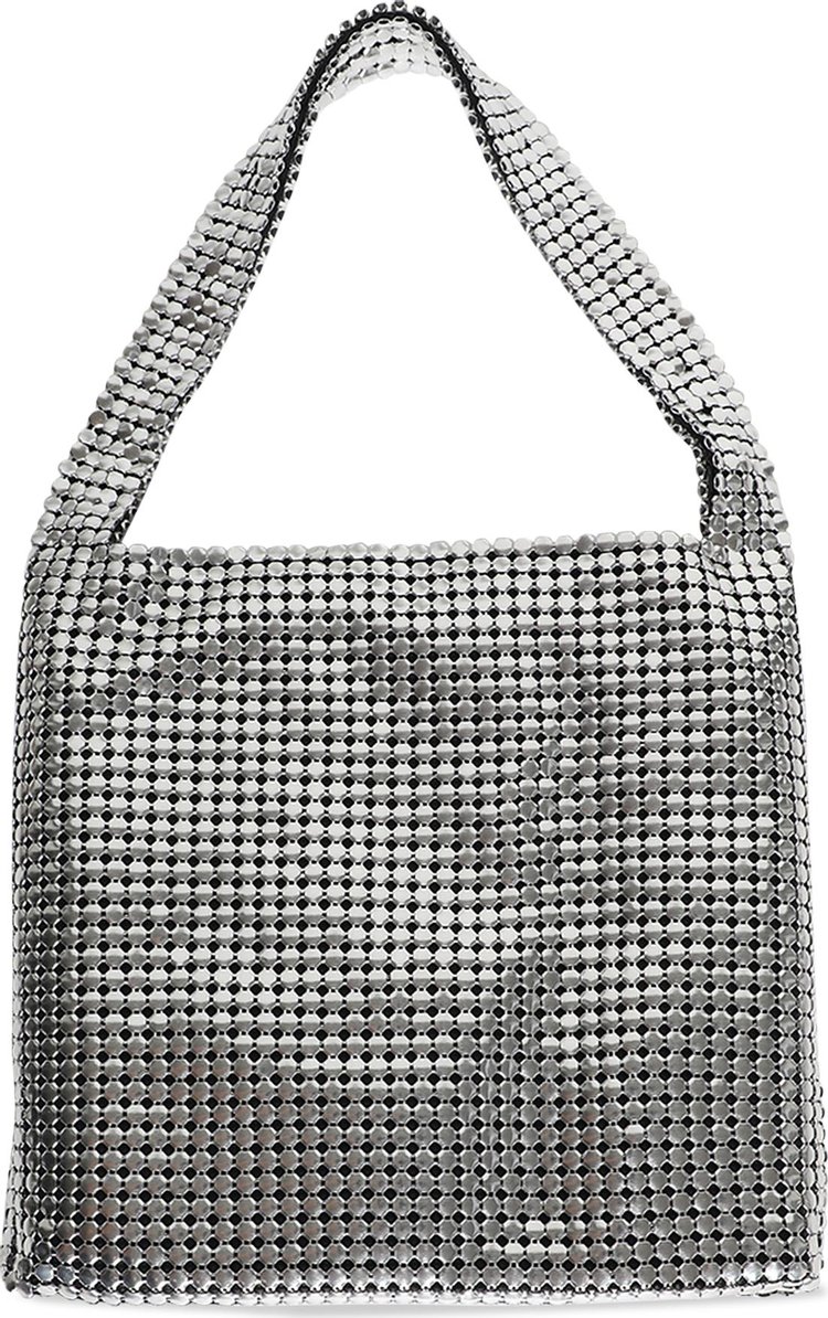 Paco Rabanne Embellished Shoulder Bag Silver