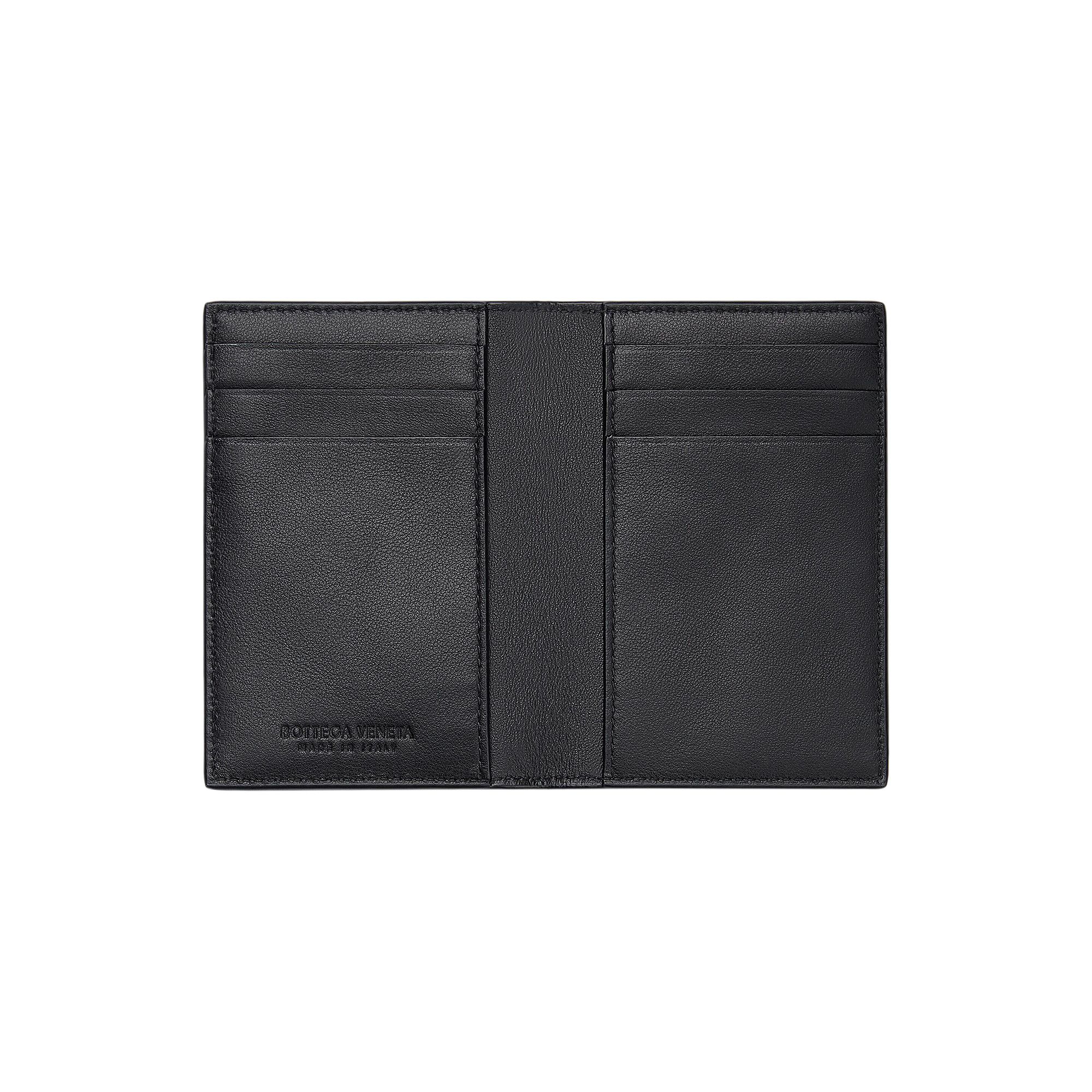 Buy Bottega Veneta Intrecciato Flap Card Case 'Black/Silver Buy Bottega Veneta Intrecciato Flap Card Case 'Black/Silver