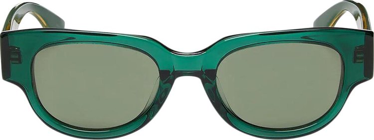 Bottega Veneta Injection Sunglasses GreenCrystal