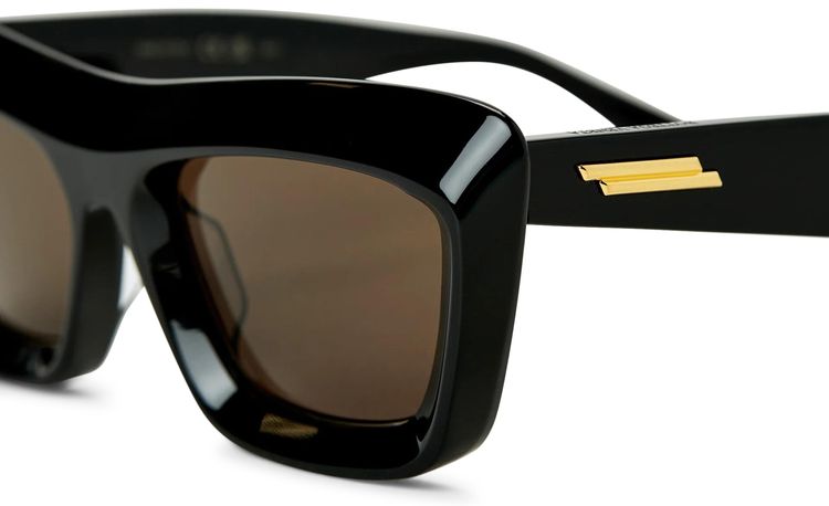 Bottega Veneta Cat Eye Sunglasses BlackBrown