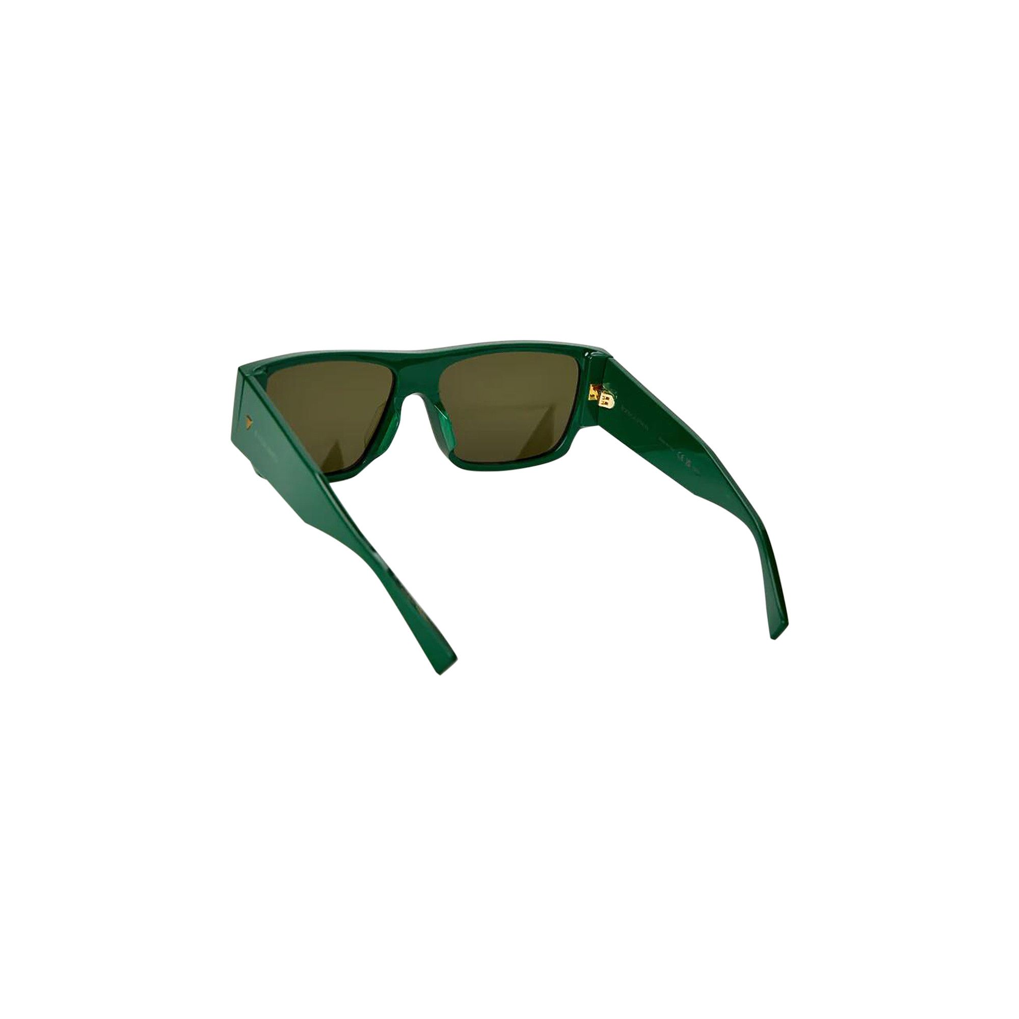 Buy Bottega Veneta Square Sunglasses 'Green/Green' - 779514 V2Q30
