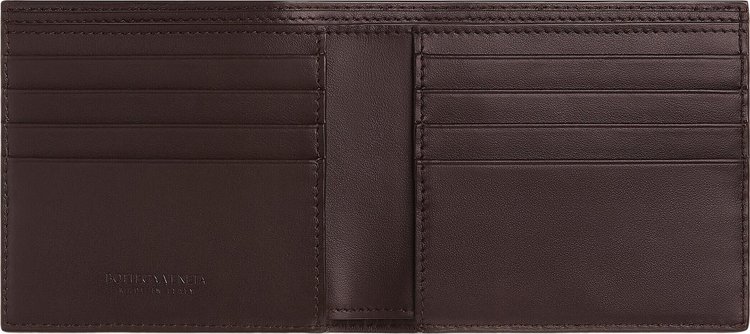 Bottega Veneta Intrecciato Bi Fold Wallet FondantWhite