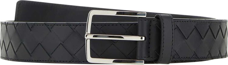 Bottega Veneta Intrecciato Belt ArdoiseSilver