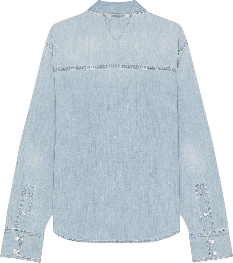 Bottega Veneta Denim Overshirt Light Bleach