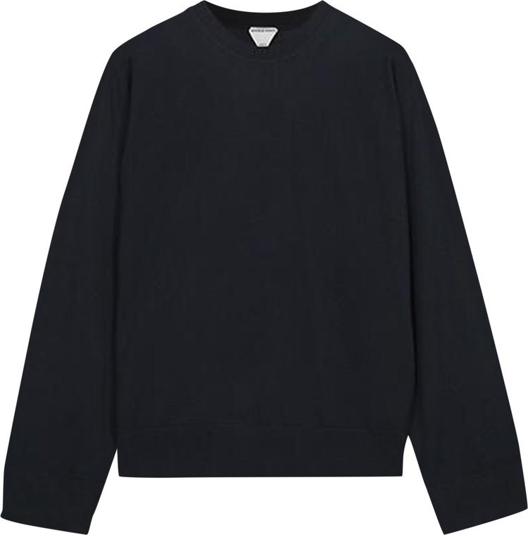 Bottega Veneta Crewneck Jumper NavyWhiteSilver