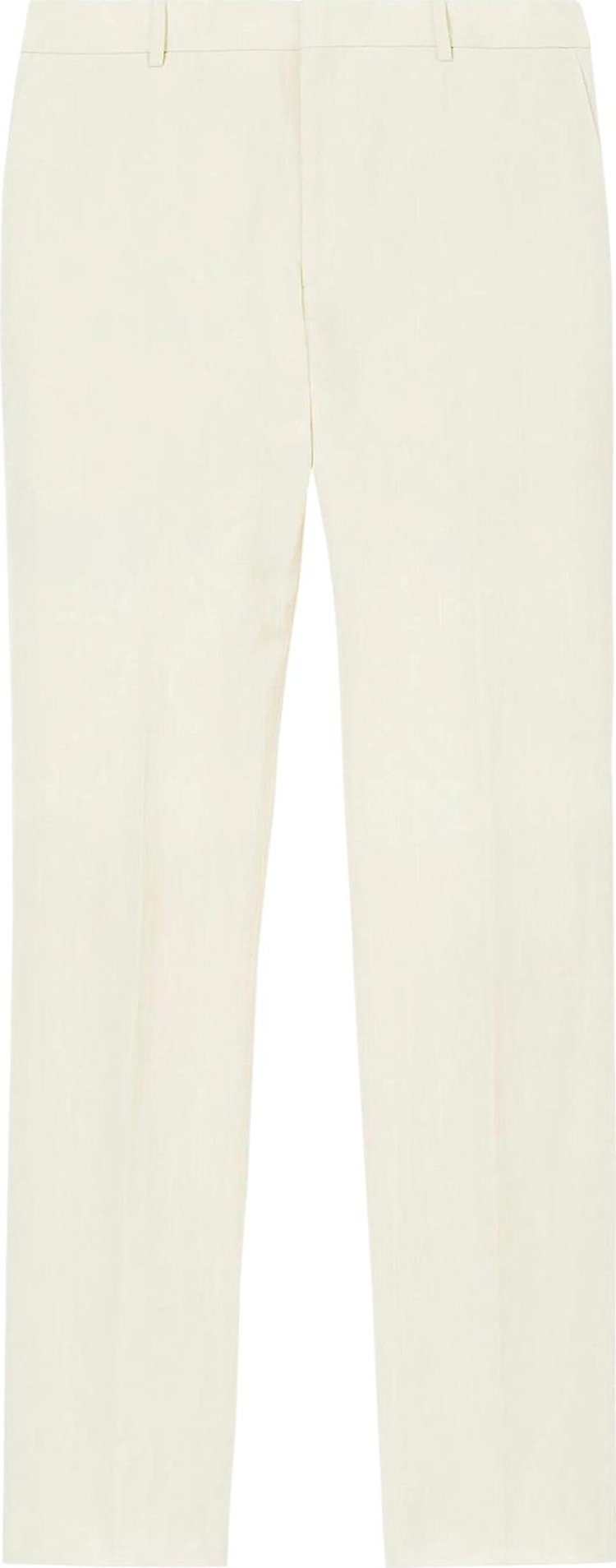 Burberry Savile Tailored Trouser Natural White