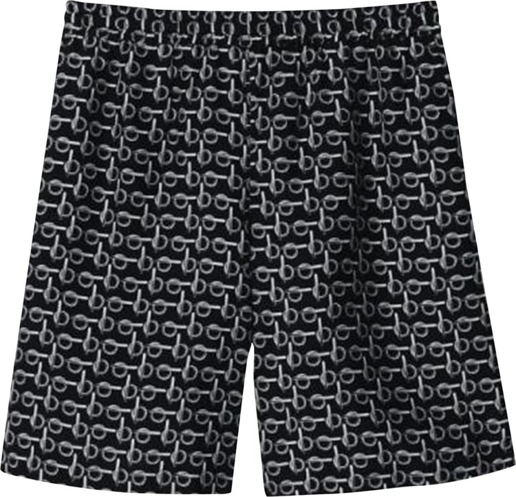 Burberry Blink Print Short SilverBlack