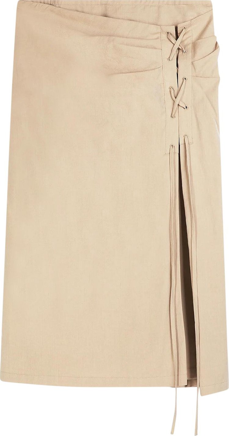 Dries Van Noten Siamo Skirt Beige