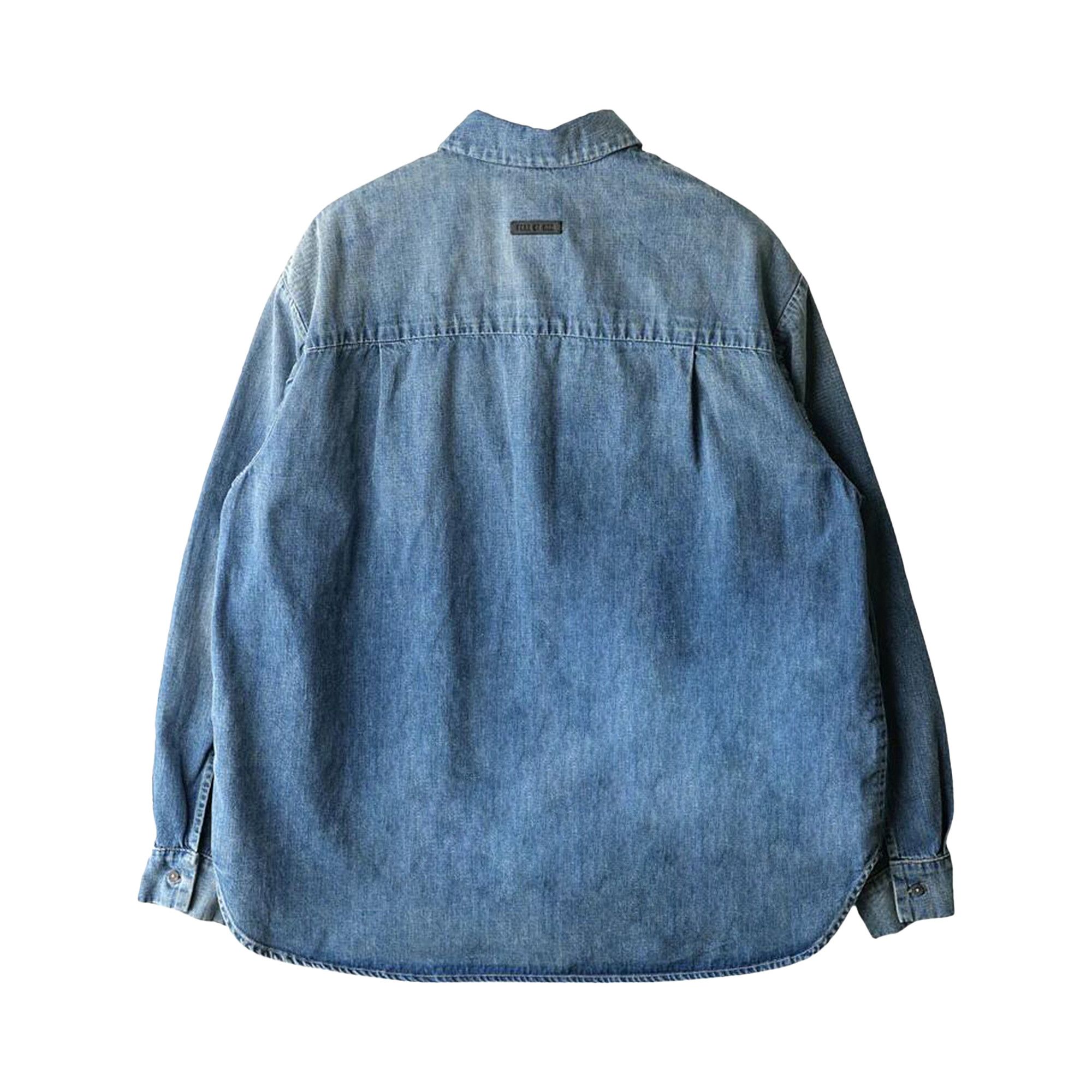 Size m Fear of God Collection 8 Denim Shirt Medium Indigo