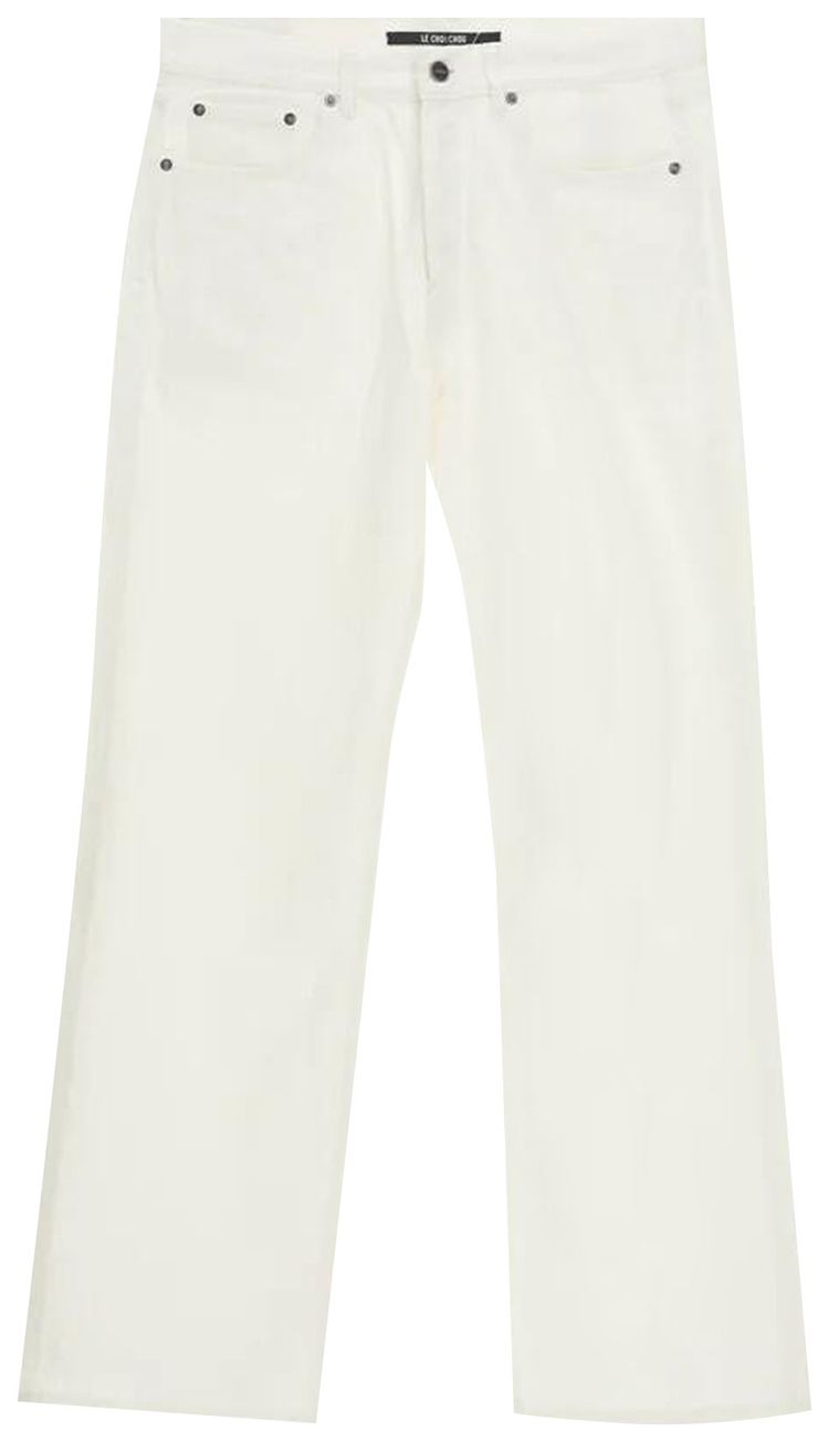 Jacquemus Suno Denim Pant White