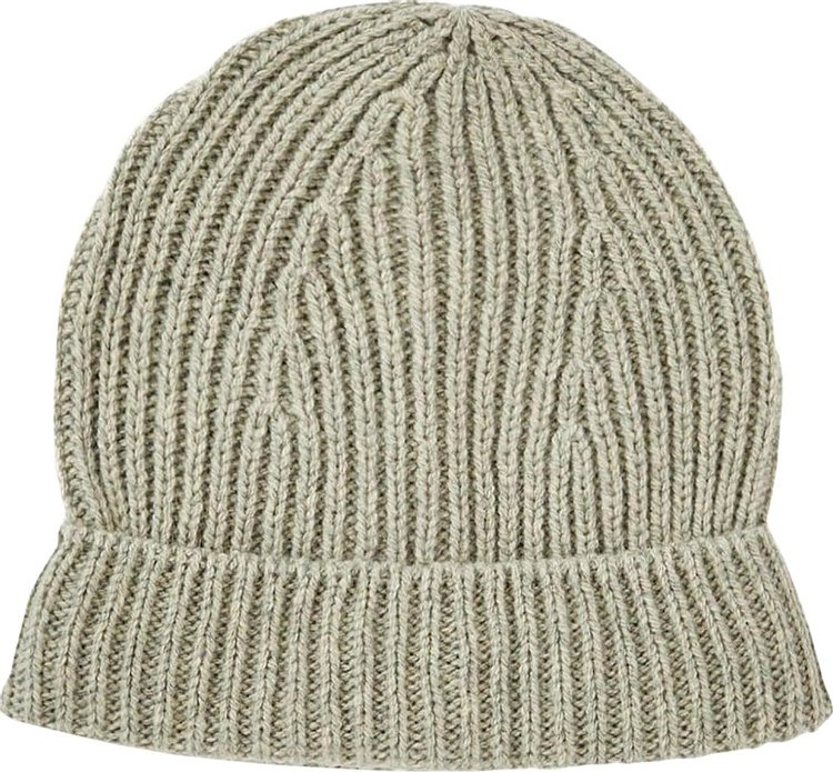 Rick Owens Ribbed Beanie Pearl