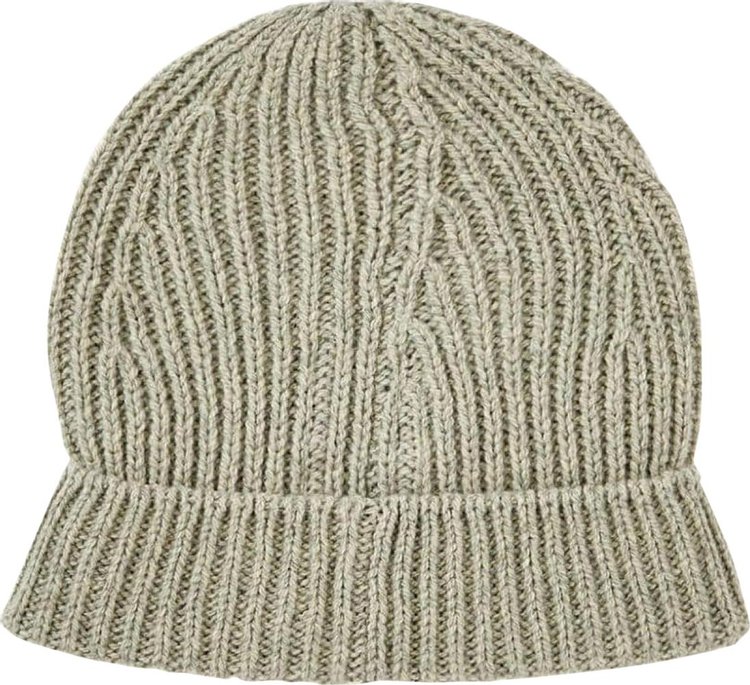 Rick Owens Ribbed Beanie Pearl