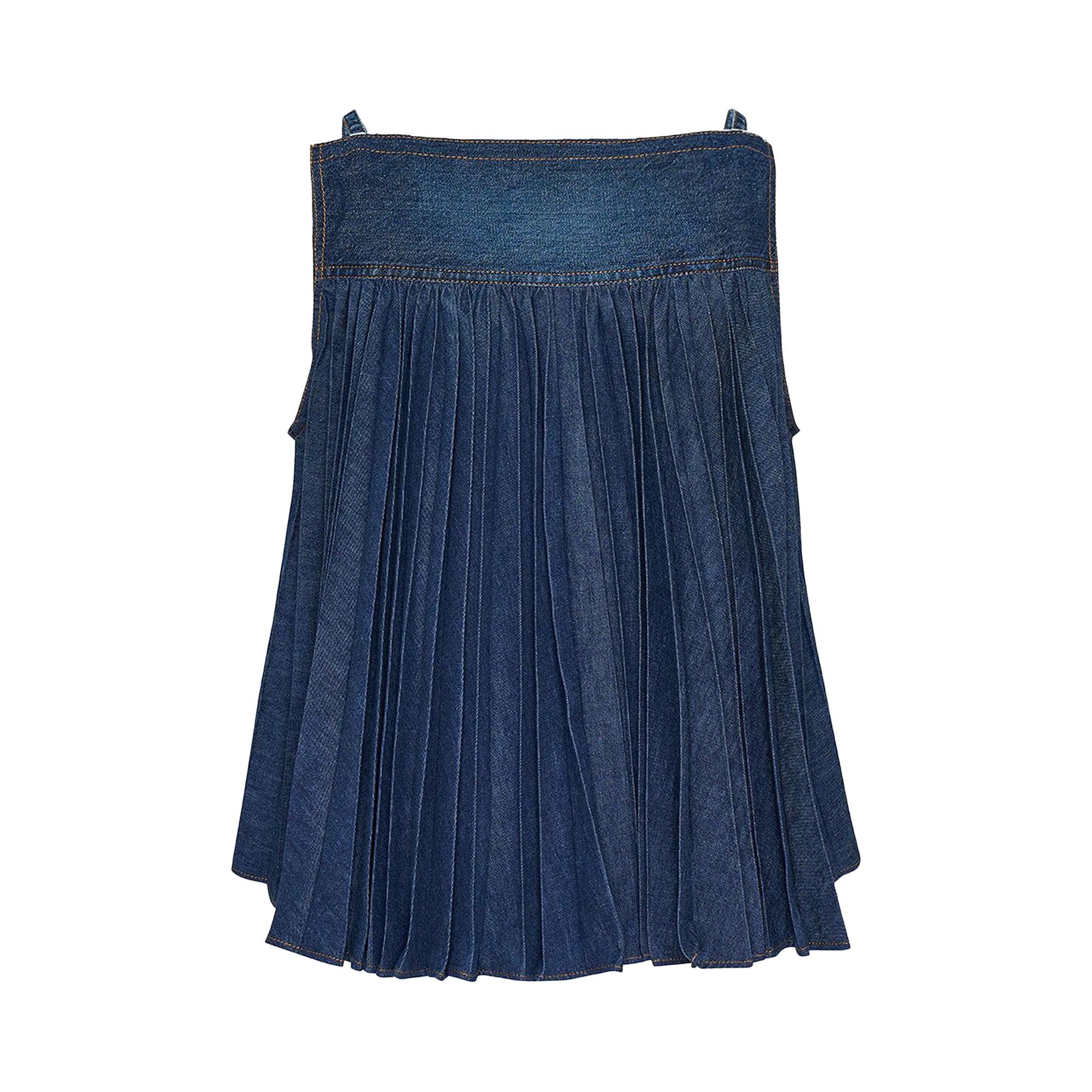 Buy Sacai Denim Camisole Shirt 'Blue' - 24 07285 401 | GOAT