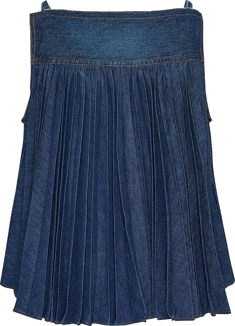 Sacai Denim Camisole Shirt Blue