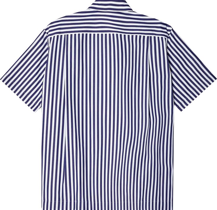 Sacai Thomas Mason Shirt Navy Stripe