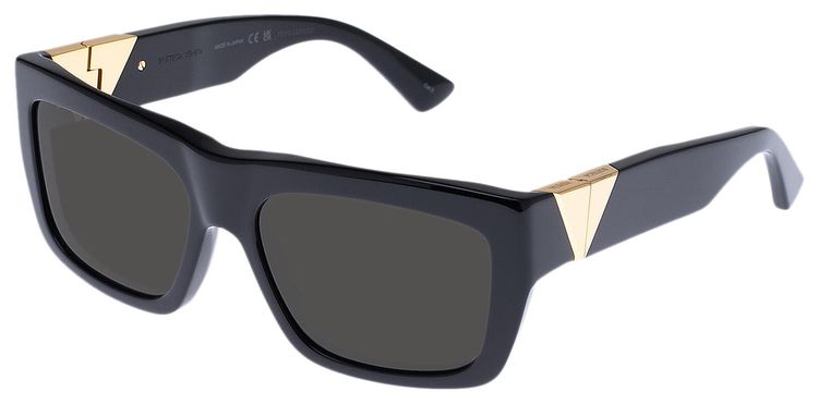 Bottega Veneta Square Sunglasses Black