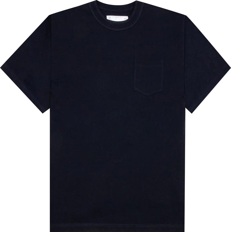 Sacai Jersey T Shirt Navy