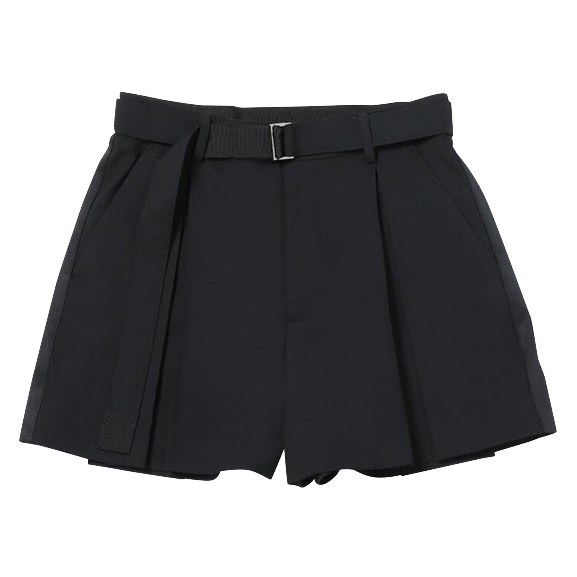 Buy Sacai Suiting Shorts 'Black' - 24 07220 001 | GOAT