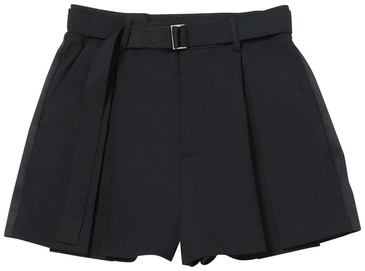 Sacai Suiting Shorts Black
