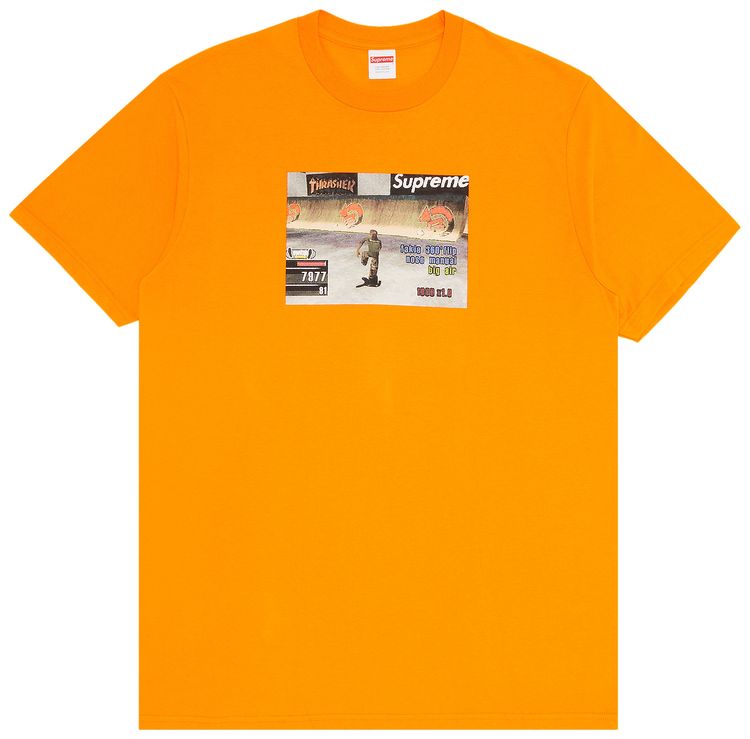 Supreme x Thrasher Game Tee Orange