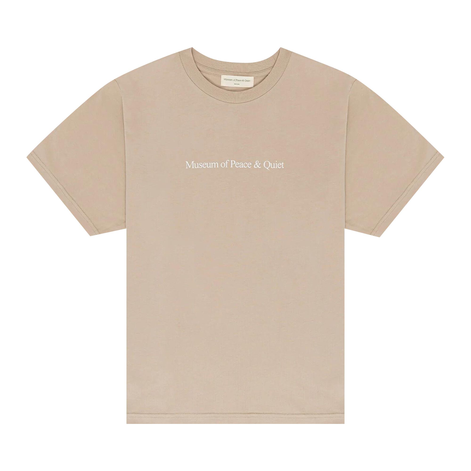 Buy Museum of Peace & Quiet T-Shirt 'Taupe' - MOPQ SC24 01