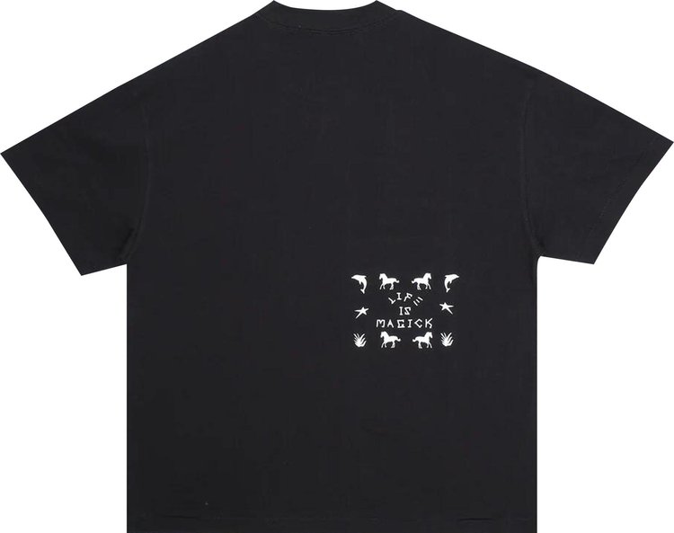 Jungles Life Is Magick Tee Black