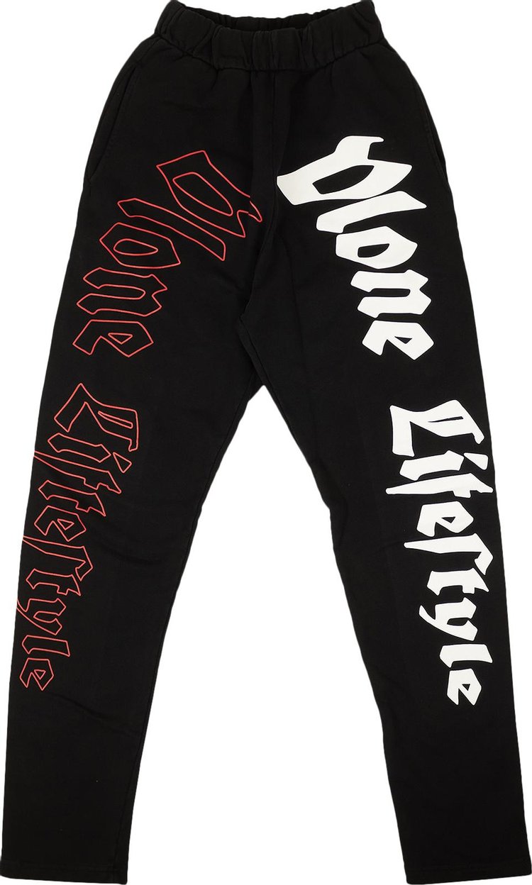 Vlone Lifestyle Logo Sweatpants Black