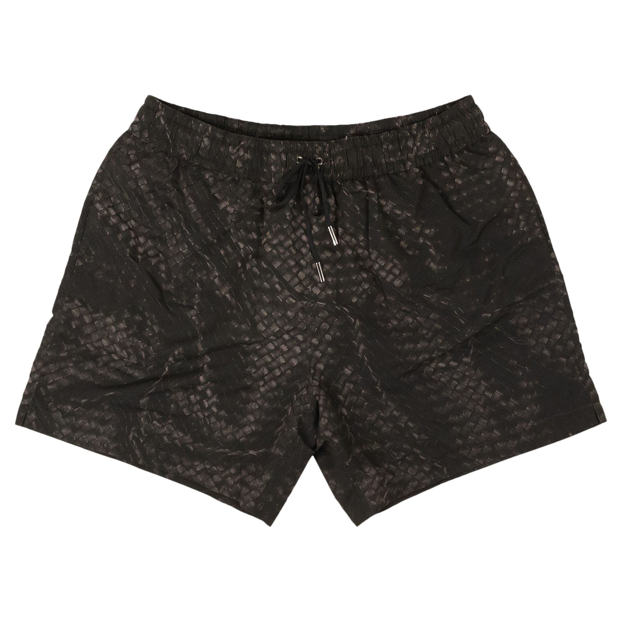 Buy Bottega Veneta Intrecciato Woven Print Swim Shorts