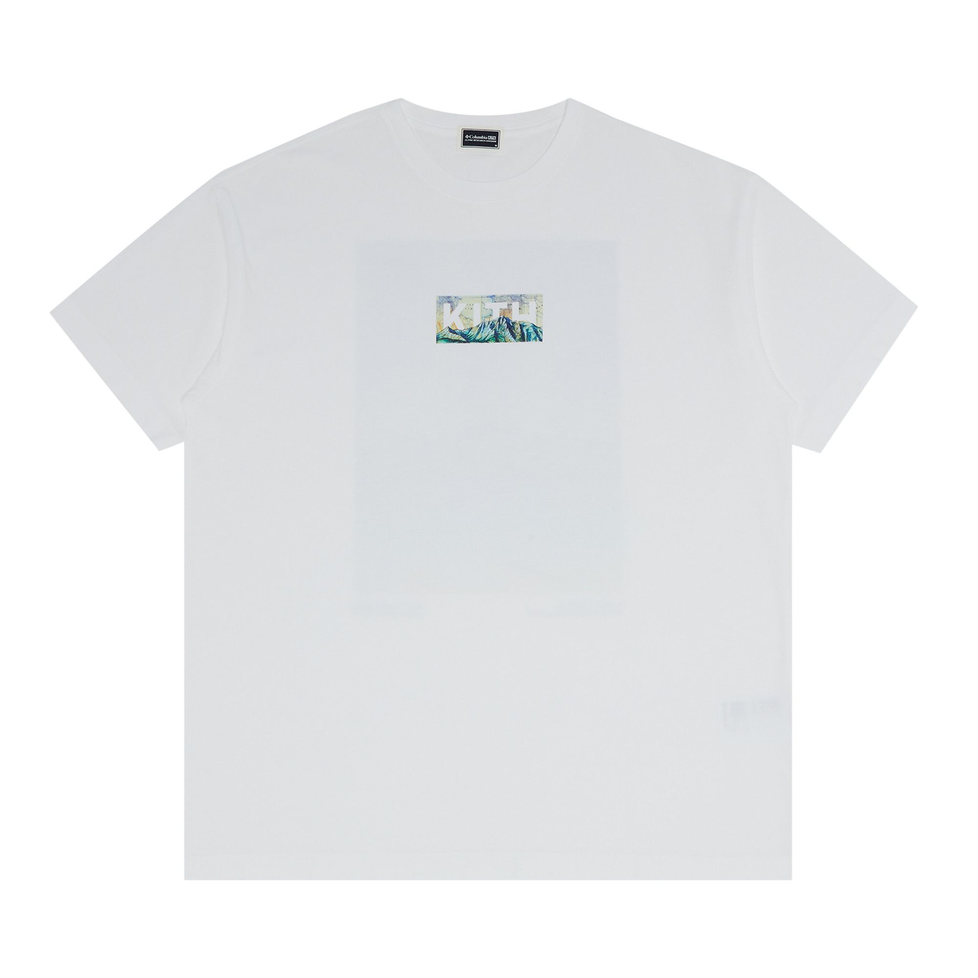 Buy Kith For Columbia Lake Tahoe Classic Logo Tee 'White