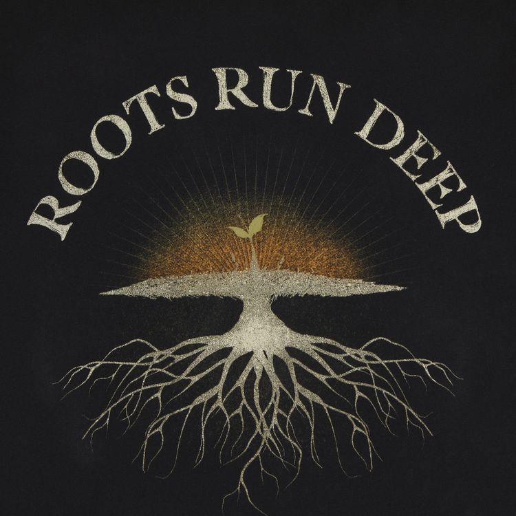 Honor The Gift Roots Run Deep Tee Black