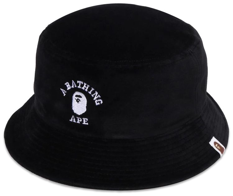 BAPE One Point Bucket Hat Black