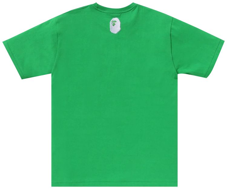 BAPE A Bathing Ape Logo Tee Green