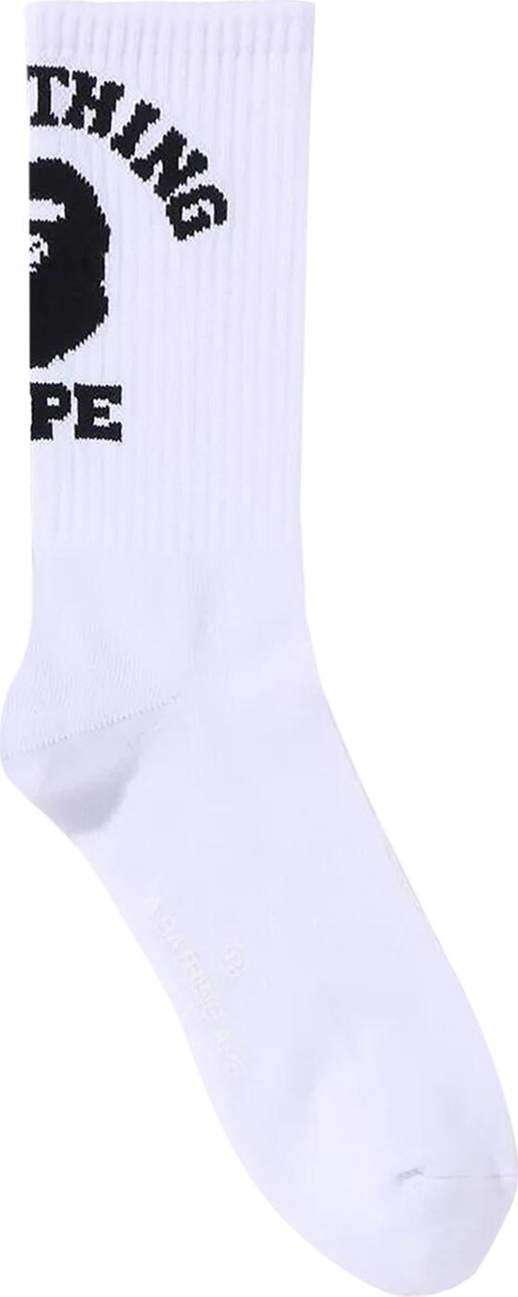 BAPE College Socks White