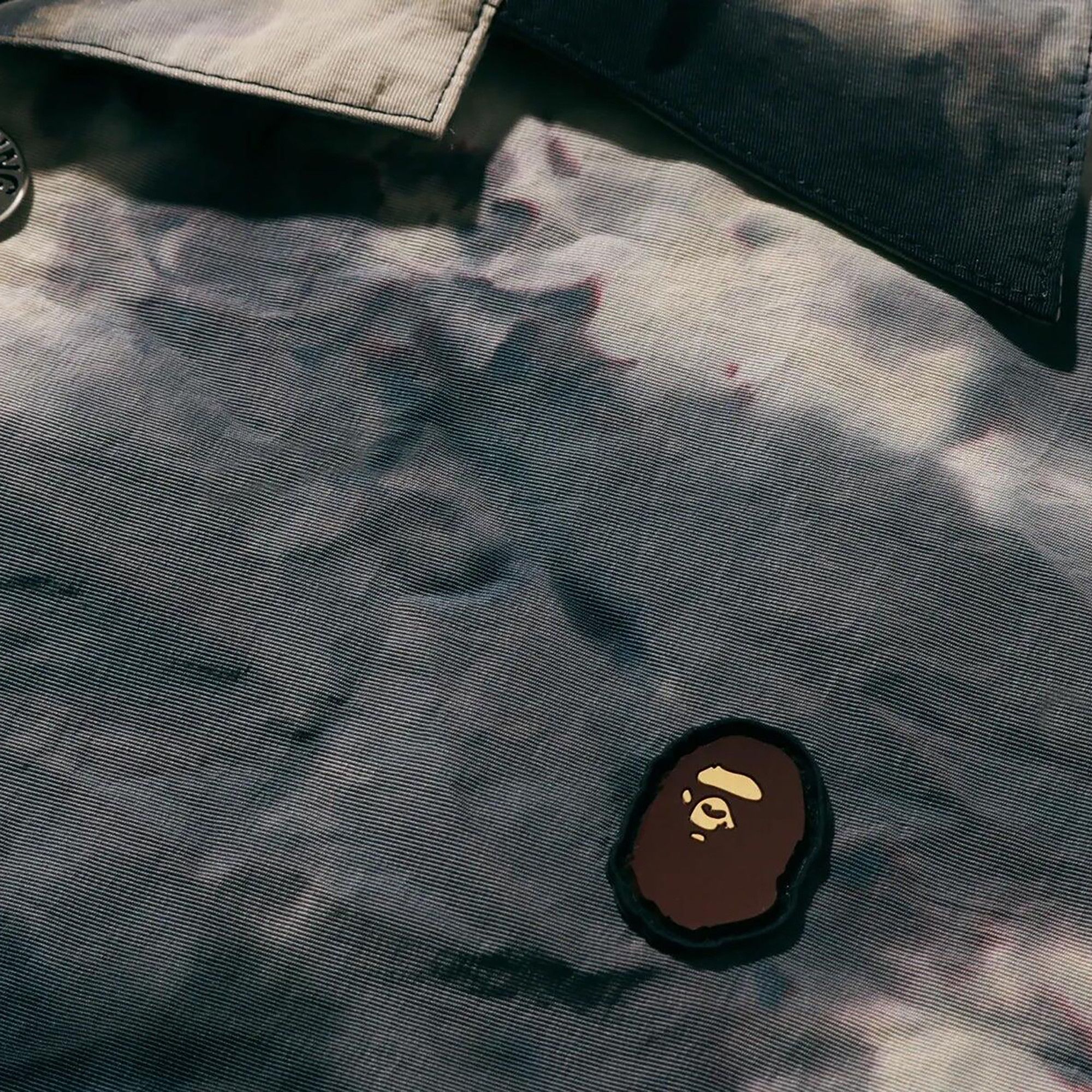 Buy BAPE Chusen One Point Open Collar Shirt 'Black' - 1K20 132 011