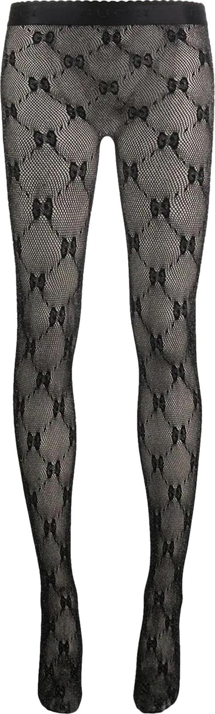 Gucci Interlocking G Supremelis Tights Black