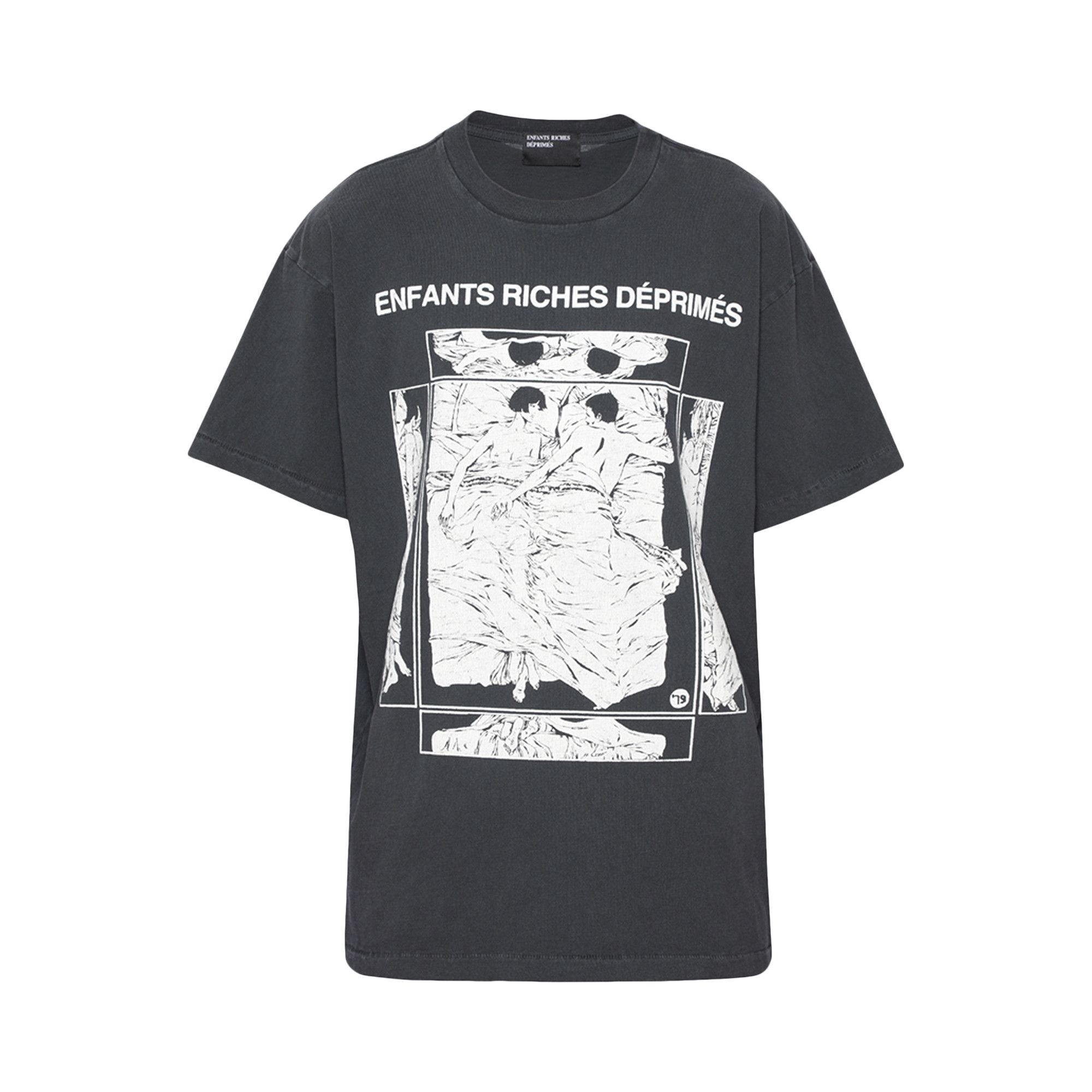 Buy Enfants Riches Déprimés Italian Romance T-Shirt 'Faded Black