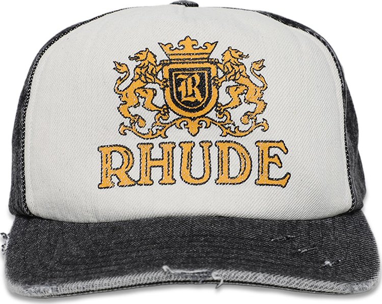 Rhude Structured Hat 3 BlackCream