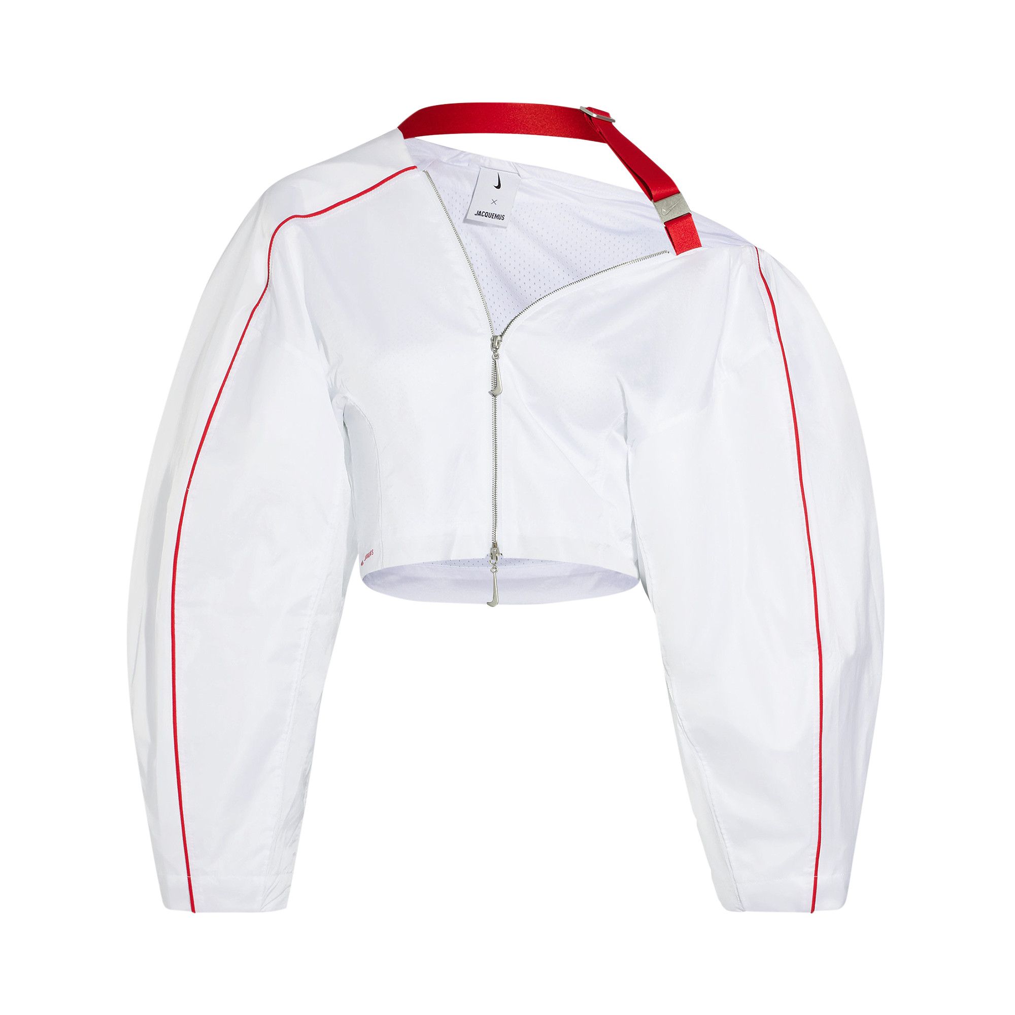 Size l Jacquemus x Nike Short Asymmetrical Jacket White