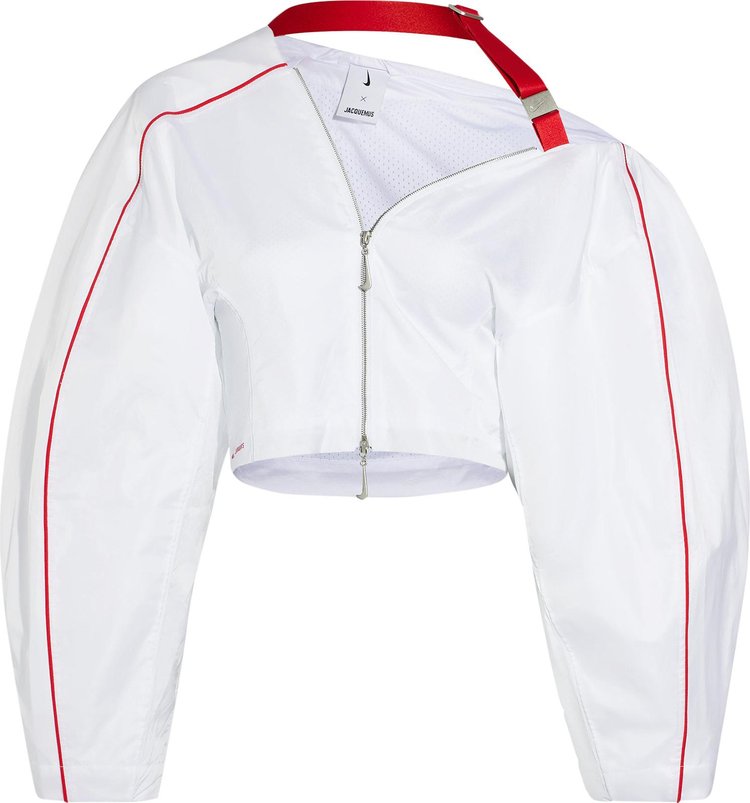 Jacquemus x Nike Short Asymmetrical Jacket White