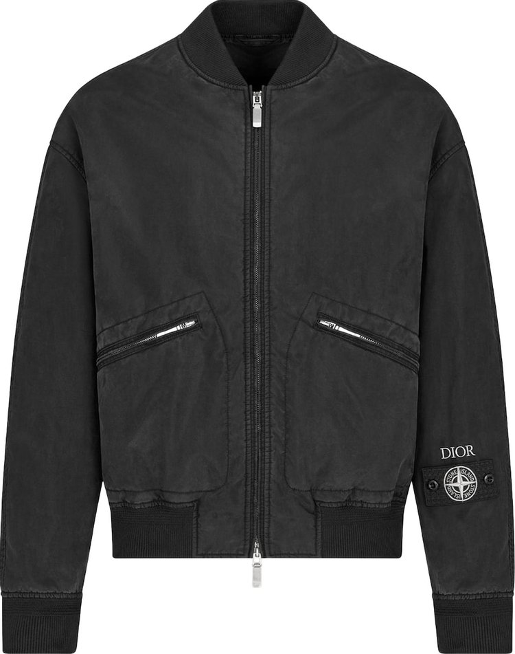 Dior x Stone Island Bomber Jacket Black