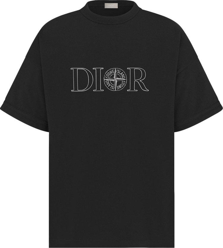 Dior x Stone Island T Shirt Black