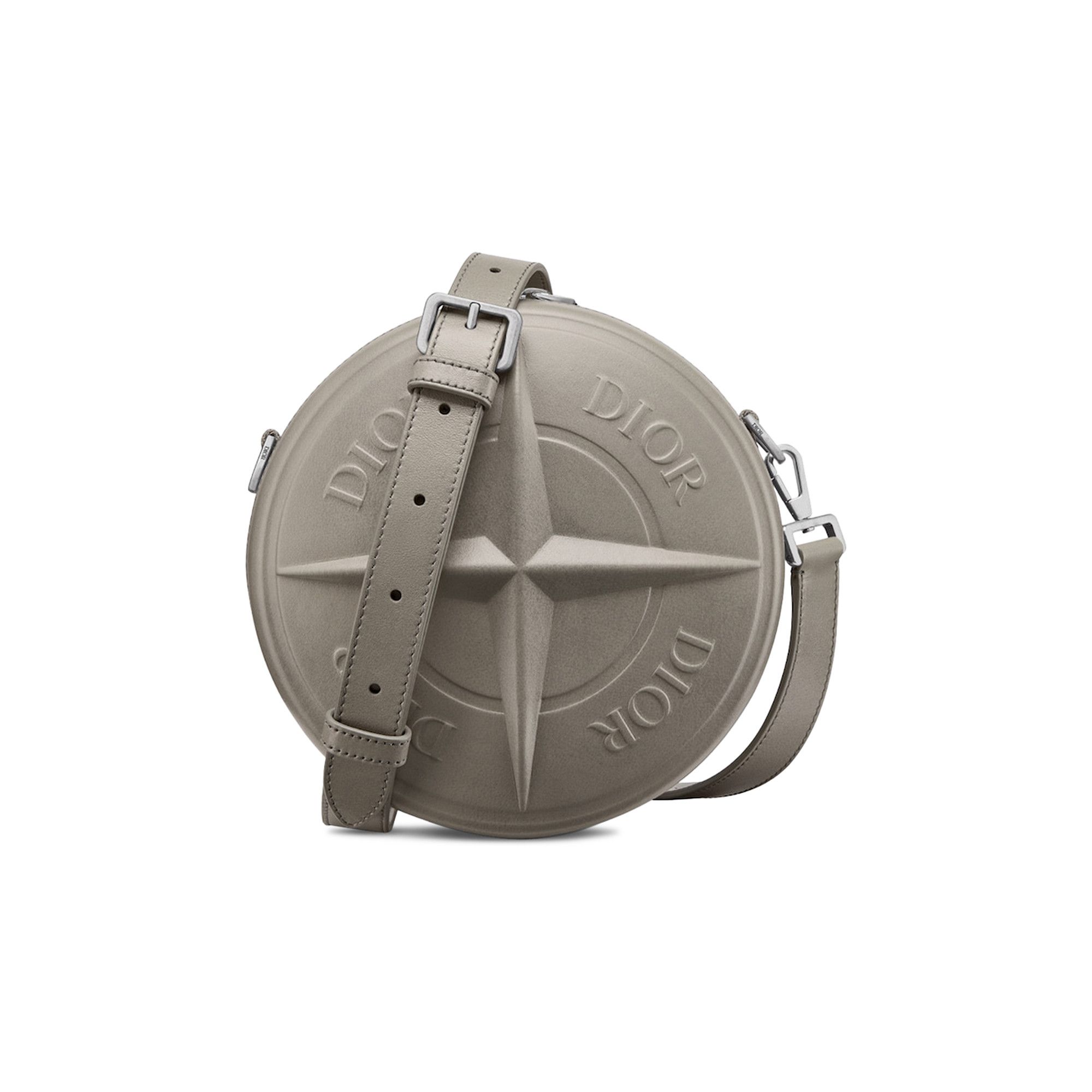 Buy Dior x Stone Island Round Bag 'Grey' - 1ESPO335WHT H168 | GOAT
