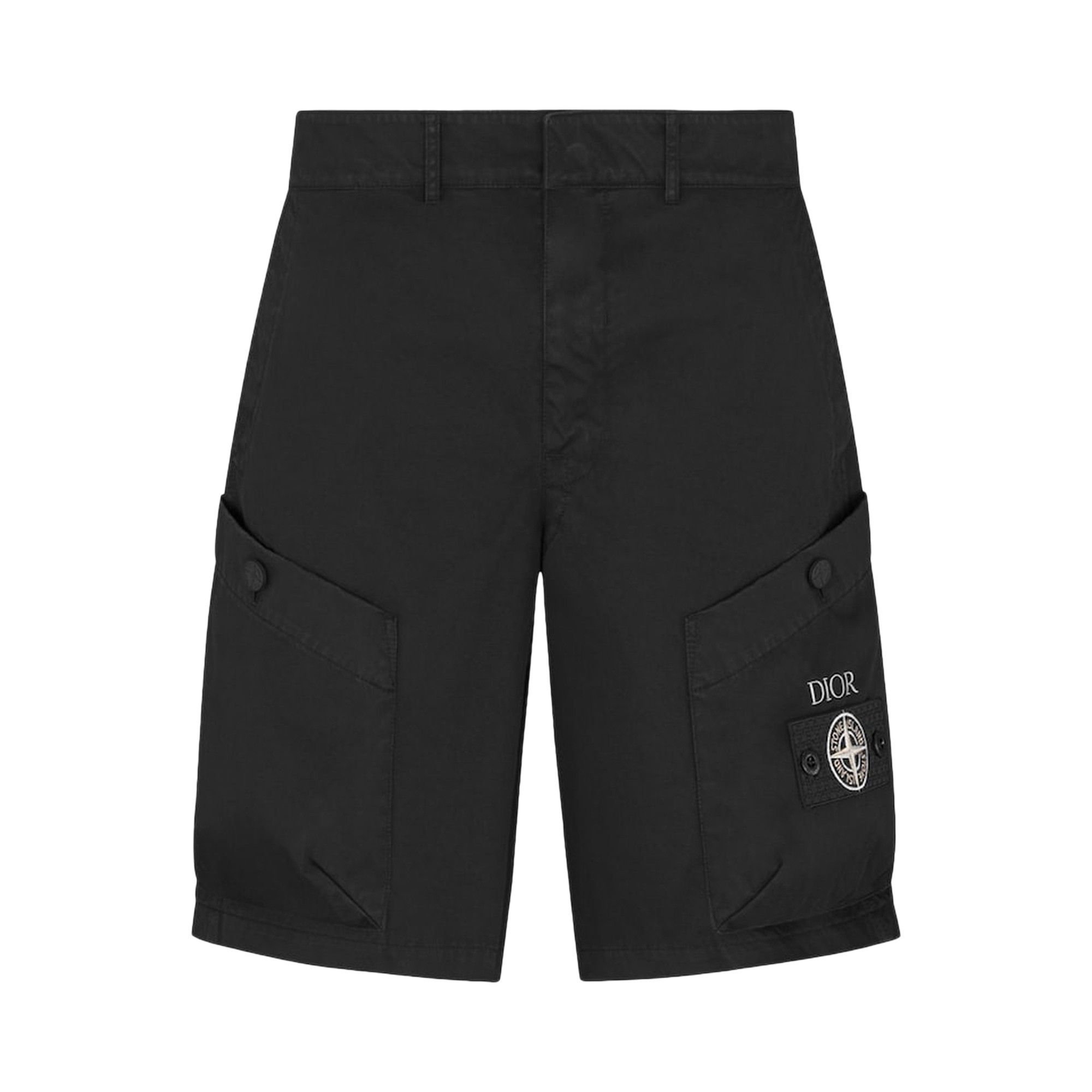 Buy Dior x Stone Island Bermuda Shorts 'Black Buy Dior x Stone Island Bermuda Shorts 'Black